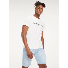 Tommy Hilfiger Core Tommy Logo Tee Snow White Tommy Hilfiger Core Tommy Logo Tee Snow White