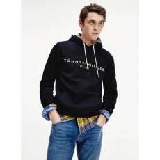 Tommy Core Logo Hoody Jet Black Tommy Core Logo Hoody Jet Black