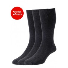 Classic Plain Knit 3Pair Pack Charcoal/Charcoal/Charcoal Classic Plain Knit 3Pair Pack Charcoal/Charcoal/Charcoal