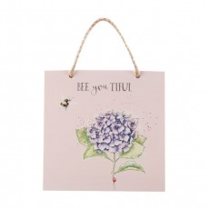 Wrendale Wooden Plaque-Bee Wrendale Wooden Plaque-Bee