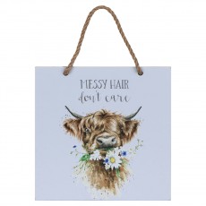 Wrendale Wooden Plaque-Cow Wrendale Wooden Plaque-Cow