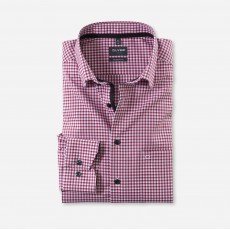 Olymp Luxor Under Button Down Modern Check Shirt Olymp Luxor Under Button Down Modern Check Shirt