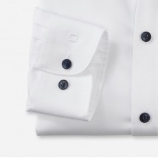Olymp Body Fit Twill Contrast Button Shirt Olymp Body Fit Twill Contrast Button Shirt