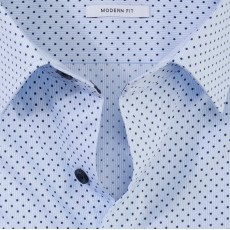 Olynp Modern Fit Spot Shirt Olynp Modern Fit Spot Shirt