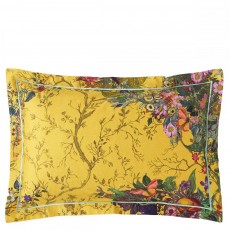 Ashley Wilde Timorous Beastie Bloomsbury Garden Cadmium Duvet Cover Ashley Wilde Timorous Beastie Bloomsbury Garden Cadmium Duvet Cover