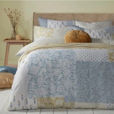 Laura Ashley Laurissa Patchwork Duvet Cover Set Pale Seaspray Laura Ashley Laurissa Patchwork Duvet Cover Set Pale Seaspray