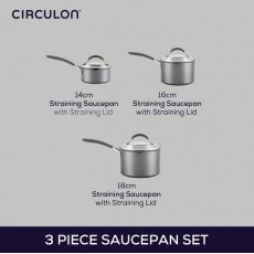 Circulon ScratchDefense A1 Series Cookware Set 3pc