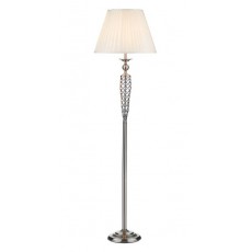 Siam Floor Lamp Satin Chrome