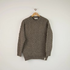 Mars Knitwear Aran Roll Neck Knit Mars Knitwear Aran Roll Neck Knit