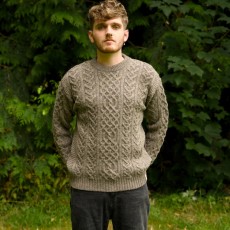 Mars Knitwear Aran Roll Neck Knit Mars Knitwear Aran Roll Neck Knit