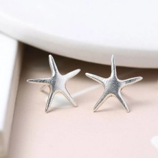 Pom Brushed Arty Starfish Earrings Pom Brushed Arty Starfish Earrings