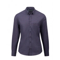 Fynch Hatton Leaf Print Mix Shirt Fynch Hatton Leaf Print Mix Shirt