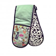 Bean & Bemble Double Oven Glove Walkies Dogs/Dalmation Spot Bean & Bemble Double Oven Glove Walkies Dogs/Dalmation Spot