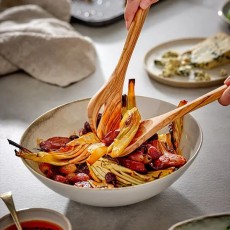 Stellar Olive Wood Tools-2pc Salad Server Set Stellar Olive Wood Tools-2pc Salad Server Set