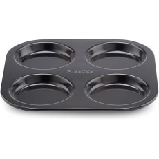 Prestige Inspire Bakeware Yorkshire Pudding Tin 4Cup-Black Prestige Inspire Bakeware Yorkshire Pudding Tin 4Cup-Black