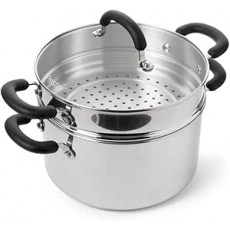 Prestige made to Last Stockpot With Steamer Basket Prestige made to Last Stockpot With Steamer Basket
