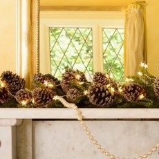 Floralsilk Iced Cone Garland Floralsilk Iced Cone Garland