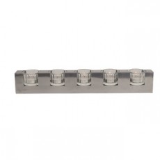 Straits 5pc Tealight Holder Silver Straits 5pc Tealight Holder Silver