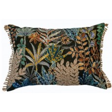 Malini Printed Jungle Embellished Cushion 45x45 Malini Printed Jungle Embellished Cushion 45x45
