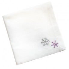 Peggy Wilkins Textiles Silver Napkin Peggy Wilkins Textiles Silver Napkin