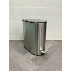 Showerdrape Fortuna 5Lt Pedal Bin Satin Showerdrape Fortuna 5Lt Pedal Bin Satin