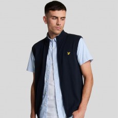 Lyle & Scott Cotton Merino Full Zip Knitted Vest Lyle & Scott Cotton Merino Full Zip Knitted Vest