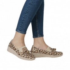 Rieker Leopard Print Wedge Shoe Rieker Leopard Print Wedge Shoe