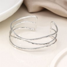 Pom Silver Wave Bangle Pom Silver Wave Bangle