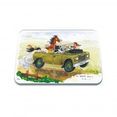 Tuftop Alisons Animals 4x4 Glass Board Tuftop Alisons Animals 4x4 Glass Board
