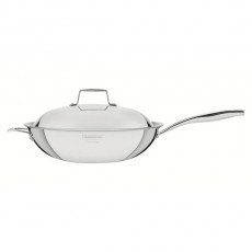 Tramontina Wok with Lid Tri-Ply 32cm Tramontina Wok with Lid Tri-Ply 32cm
