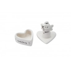 Send With Love Ceramic Tooth Fairy Pot Send With Love Ceramic Tooth Fairy Pot