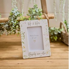 Richard Lang Ceramic Mr & Mrs Happily Ever After Photo Frame Richard Lang Ceramic Mr & Mrs Happily Ever After Photo Frame