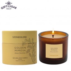 Stoneglow The Walled Garden Golden Mimosa Tumbler Candle