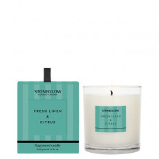 Stoneglow Modern Classics Fresh Linen & Citrus Tumbler Candle