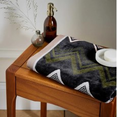 Bedeck Claudia Charcoal/Green/Pink Towels Bedeck Claudia Charcoal/Green/Pink Towels
