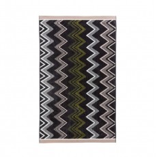 Bedeck Claudia Charcoal/Green/Pink Towels Bedeck Claudia Charcoal/Green/Pink Towels