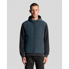 Lyle & Scott Half Raglan Hybrid Hoodie Lyle & Scott Half Raglan Hybrid Hoodie