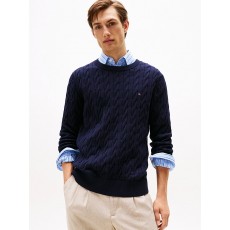 Tommy Hilfiger Classic Cotton Cable Crew Neck Tommy Hilfiger Classic Cotton Cable Crew Neck