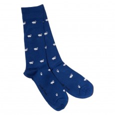Swole Panda Navy Sheep Socks Swole Panda Navy Sheep Socks