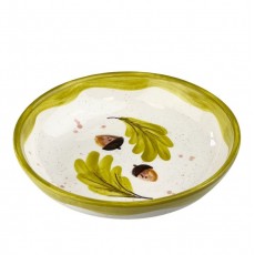 Ceramic Serving Bowl Medium Oak Leaves Ceramic Serving Bowl Medium Oak Leaves