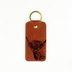 Leather Keyring Highland-Cow Leather Keyring Highland-Cow