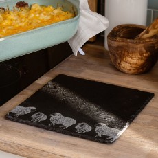 Slate Pot Stand-Sheep Slate Pot Stand-Sheep