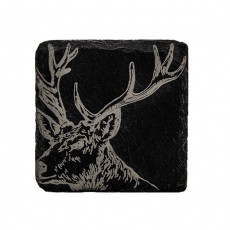Single Slate Coaster-Stag Single Slate Coaster-Stag