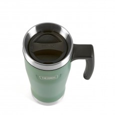 Thermos Icon Series Travel Mug 470ml-Rock Cap Green Thermos Icon Series Travel Mug 470ml-Rock Cap Green