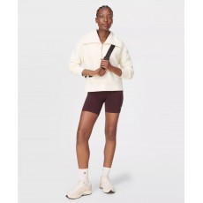 Sweaty Betty Peaceful Rib Half Zip Cropped Sweaty Betty Peaceful Rib Half Zip Cropped