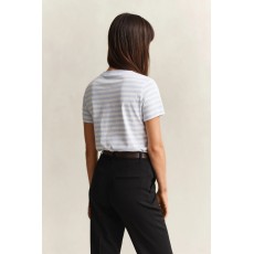 Gant Reg Striped Shield Ss T-Shirt Gant Reg Striped Shield Ss T-Shirt