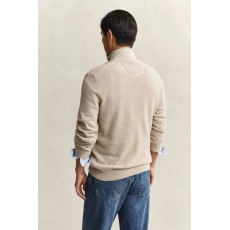 Gant Micro Textured Cotton Half Zip Gant Micro Textured Cotton Half Zip