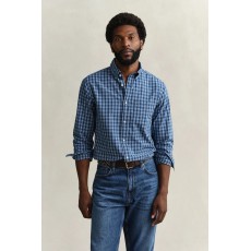 Gant Reg Indigo Check Shirt Gant Reg Indigo Check Shirt