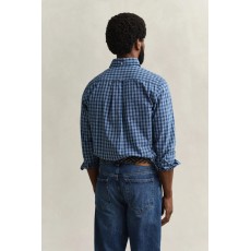 Gant Reg Indigo Check Shirt Gant Reg Indigo Check Shirt