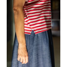 Chalk Wei Stripe Top Chalk Wei Stripe Top
